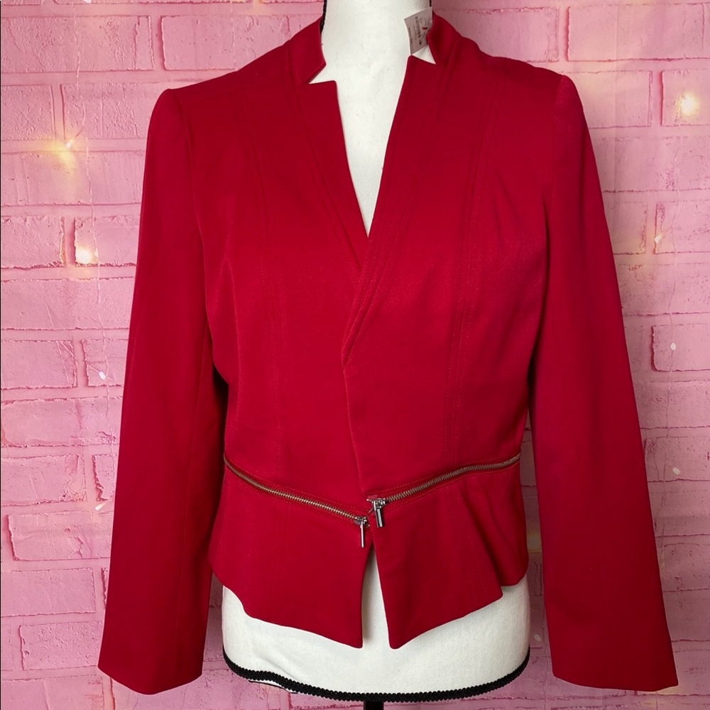 NWT New York & Company Red Women Suit / Blazer